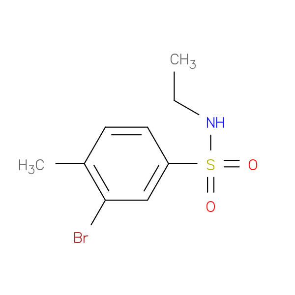 N-Ethyl 3-bromo-4-methylbenzenesulfonamide