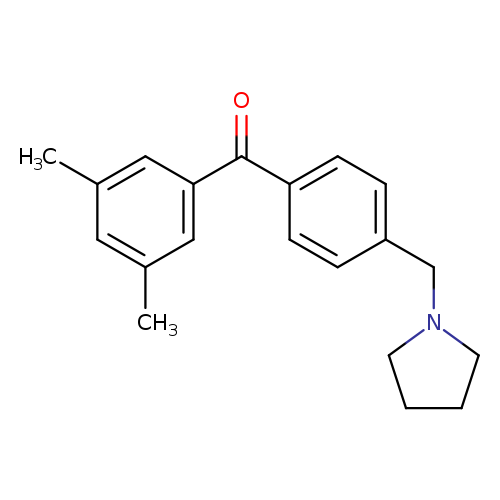 3,5-Dimethyl-4'-pyrrolidinomethyl benzophenone