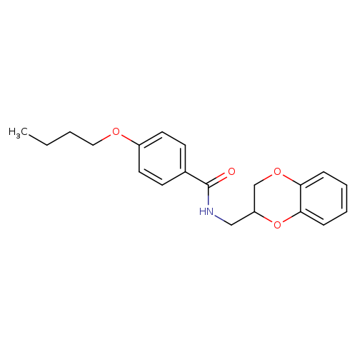 4-butoxy-N-(2,3-dihydro-1,4-benzodioxin-2-ylmethyl)benzamide