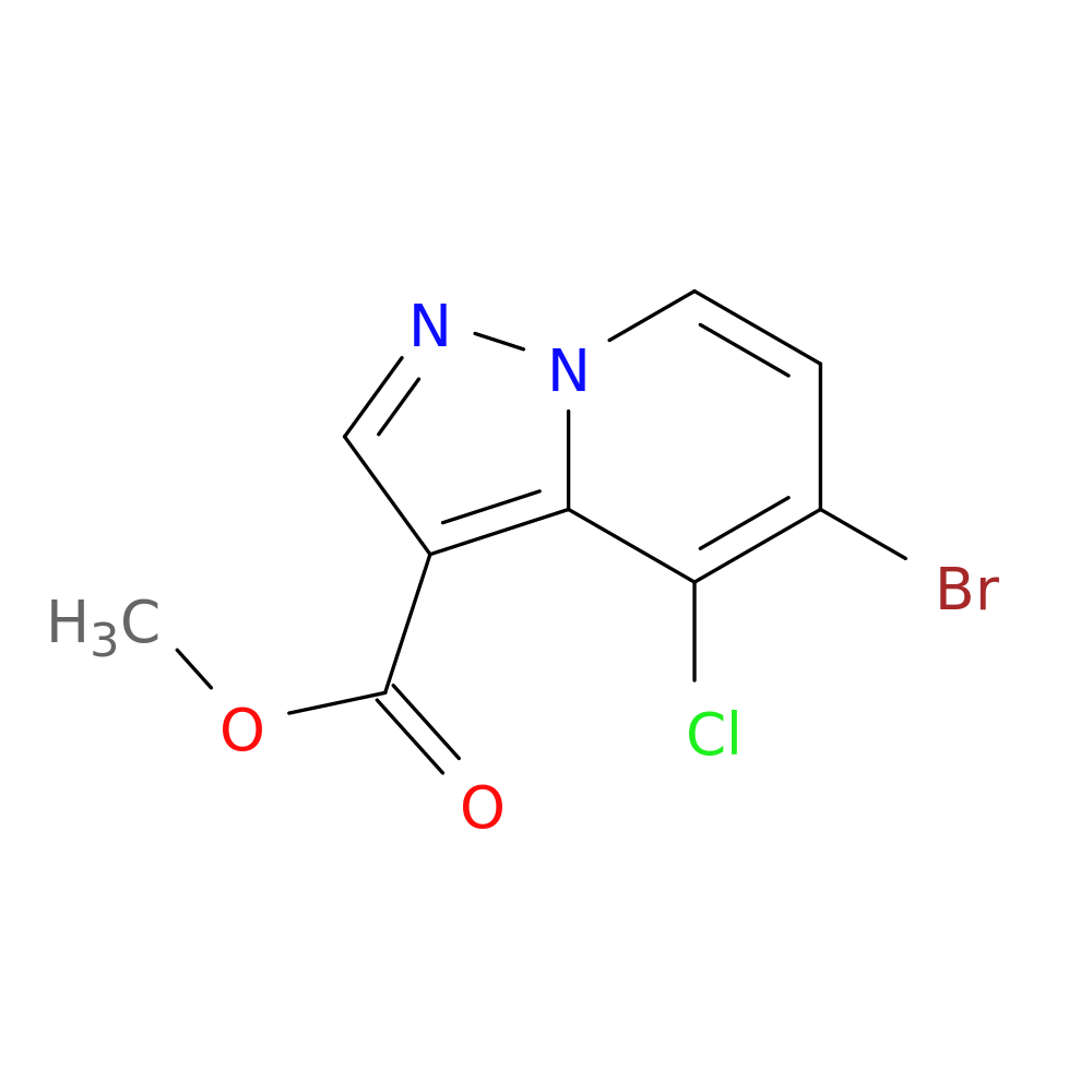 methyl 5-bromo-4-chloro-pyrazolo[1,5-a]pyridine-3-carboxylate