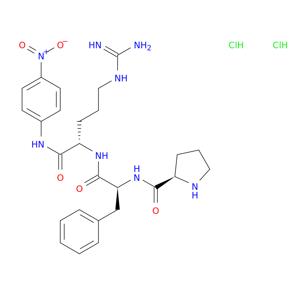 H-D-PRO-PHE-ARG-PNA 2 HCL