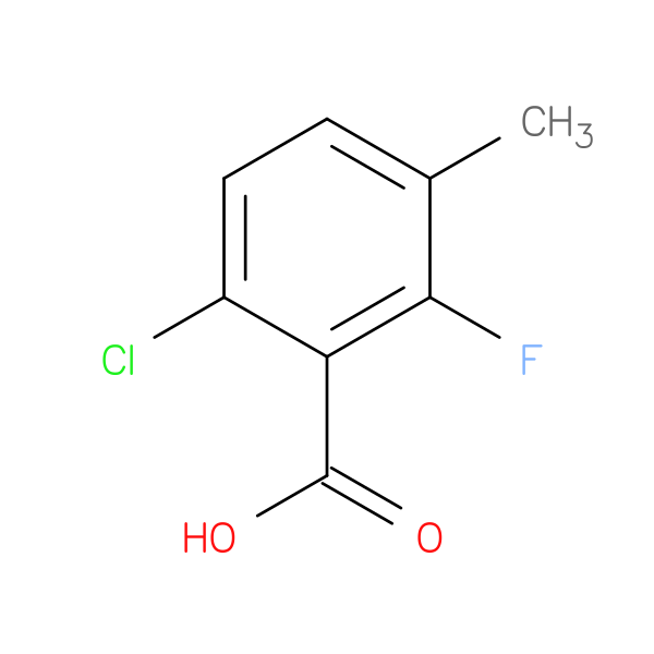 6-Chloro-2-fluoro-3-methylbenzoic acid