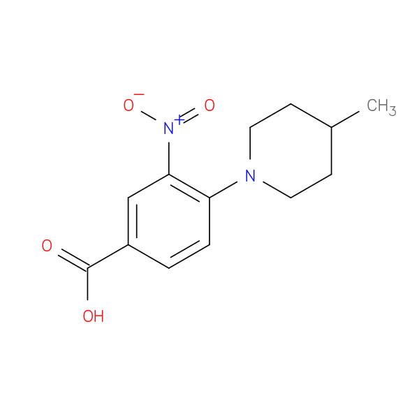 4-(4-Methylpiperidin-1-yl)-3-nitrobenzoic acid