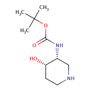 tert-butyl N-[(3R,4S)-4-hydroxypiperidin-3-yl]carbamate