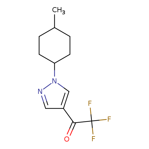 2,2,2-trifluoro-1-[1-(4-methylcyclohexyl)-1H-pyrazol-4-yl]ethan-1-one, Mixture of diastereomers