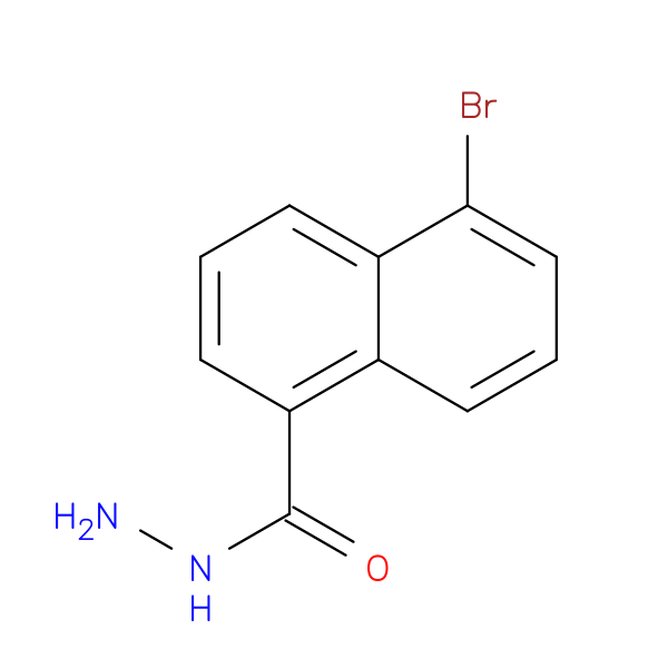 5-Bromonaphthalene-1-carbohydrazide