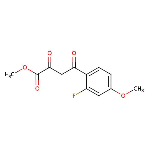 methyl 4-(2-fluoro-4-methoxyphenyl)-2,4-dioxobutanoate