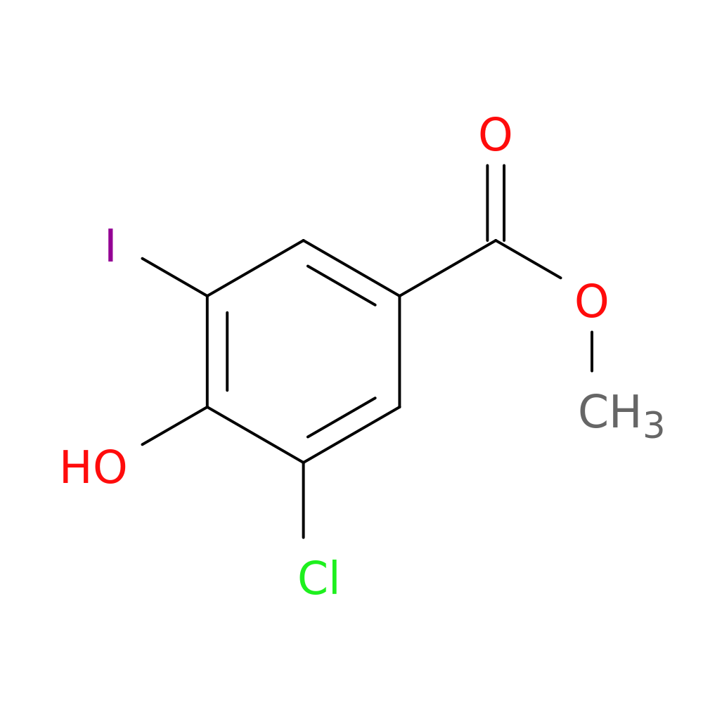 methyl 3-chloro-4-hydroxy-5-iodobenzoate