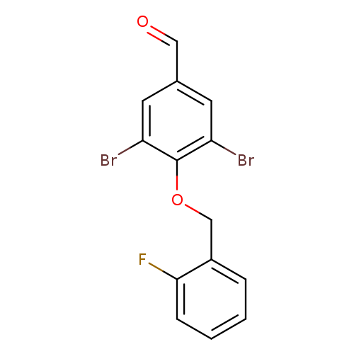 3,5-dibromo-4-[(2-fluorobenzyl)oxy]benzaldehyde