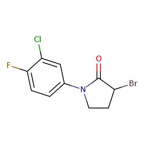 3-Bromo-1-(3-chloro-4-fluorophenyl)pyrrolidin-2-one