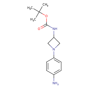 tert-butyl N-[1-(4-aminophenyl)azetidin-3-yl]carbamate