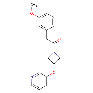 2-(3-methoxyphenyl)-1-[3-(pyridin-3-yloxy)azetidin-1-yl]ethan-1-one