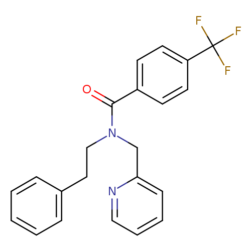 N-(2-phenylethyl)-N-[(pyridin-2-yl)methyl]-4-(trifluoromethyl)benzamide