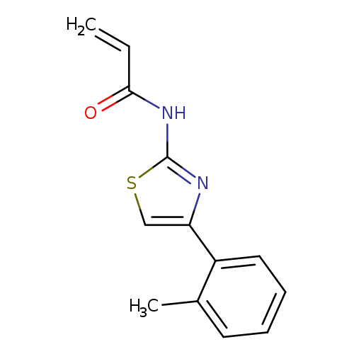 N-[4-(2-methylphenyl)-1,3-thiazol-2-yl]prop-2-enamide
