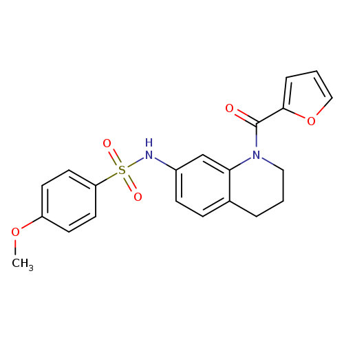 N-[1-(furan-2-carbonyl)-1,2,3,4-tetrahydroquinolin-7-yl]-4-methoxybenzene-1-sulfonamide