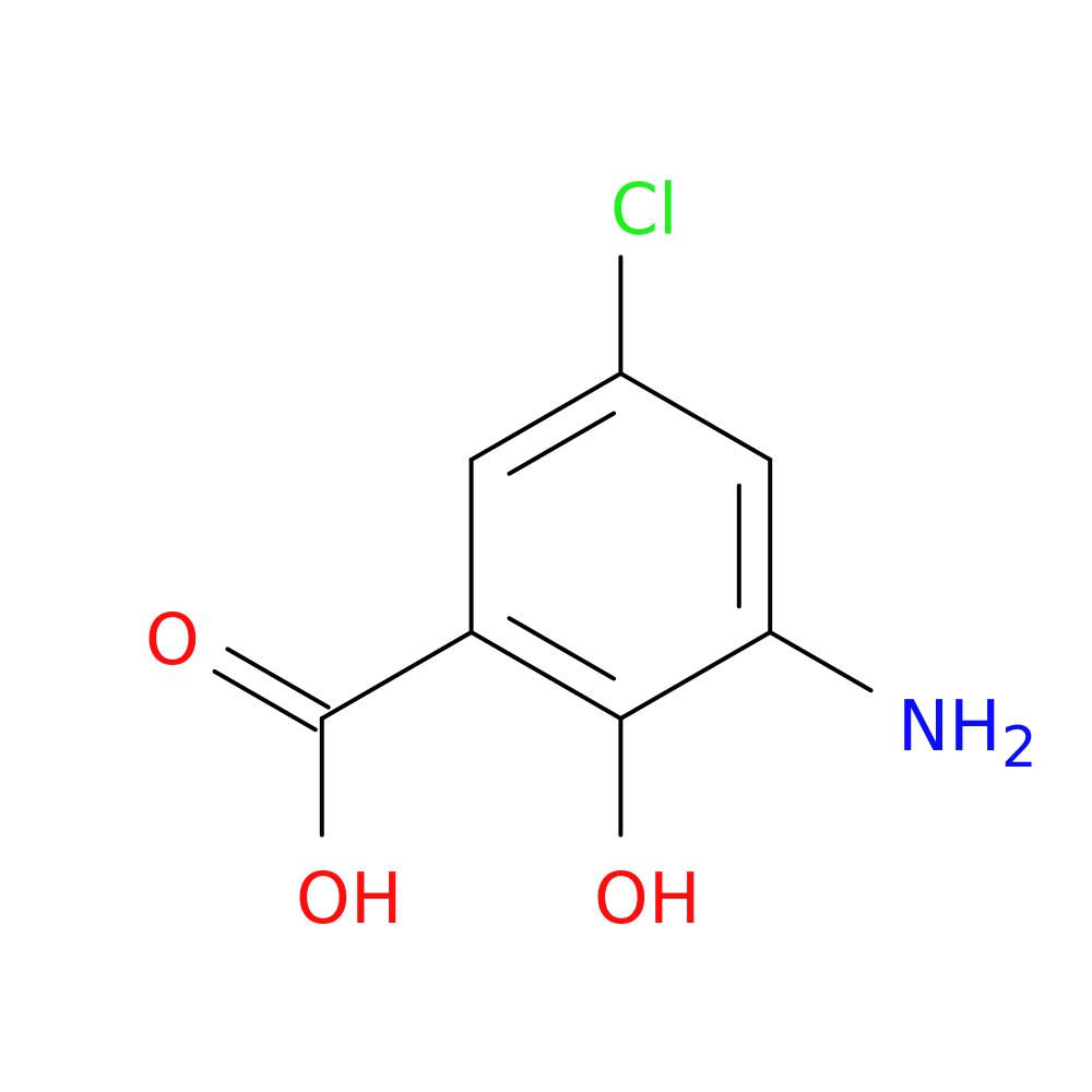 3-Amino-5-chloro-2-hydroxybenzoic acid