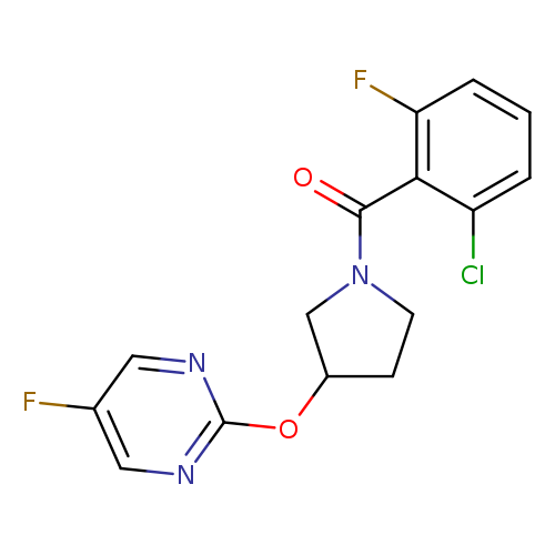 2-{[1-(2-chloro-6-fluorobenzoyl)pyrrolidin-3-yl]oxy}-5-fluoropyrimidine
