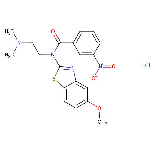 N-[2-(dimethylamino)ethyl]-N-(5-methoxy-1,3-benzothiazol-2-yl)-3-nitrobenzamide hydrochloride