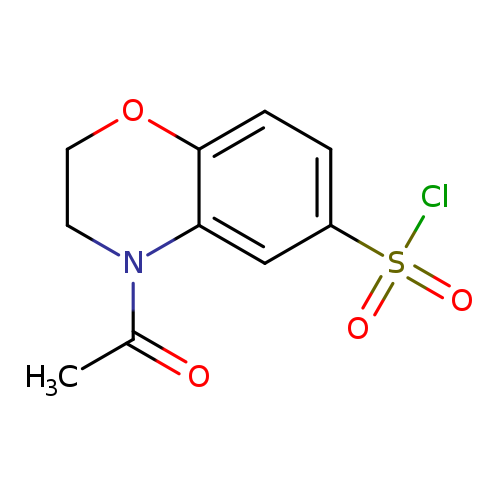 4-Acetyl-3,4-dihydro-2h-1,4-benzoxazine-6-sulfonyl chloride