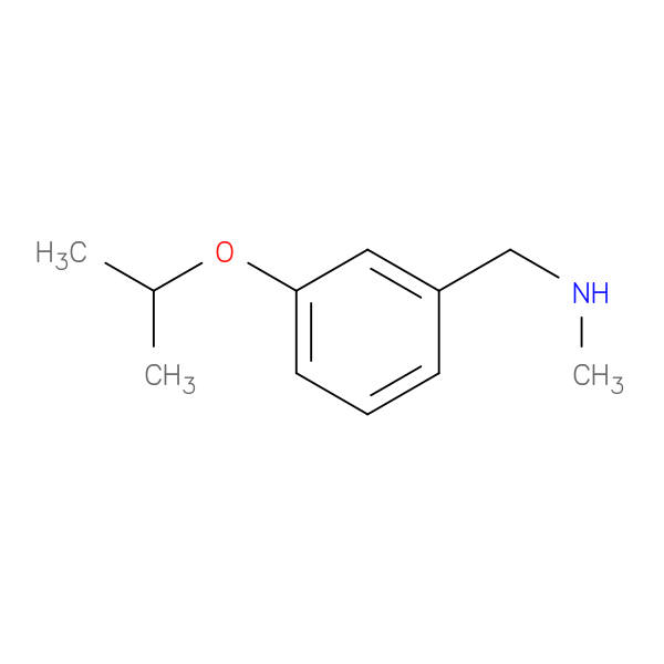 Methyl(([3-(propan-2-yloxy)phenyl]methyl))amine