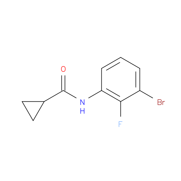 N-(3-bromo-2-fluorophenyl)cyclopropanecarboxamide