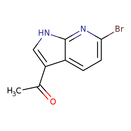 Ethanone, 1-(6-broMo-1H-pyrrolo[2,3-b]pyridin-3-yl)-