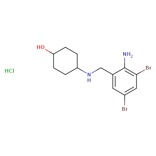 4-((2-Amino-3,5-dibromobenzyl)amino)cyclohexan-1-ol hydrochloride