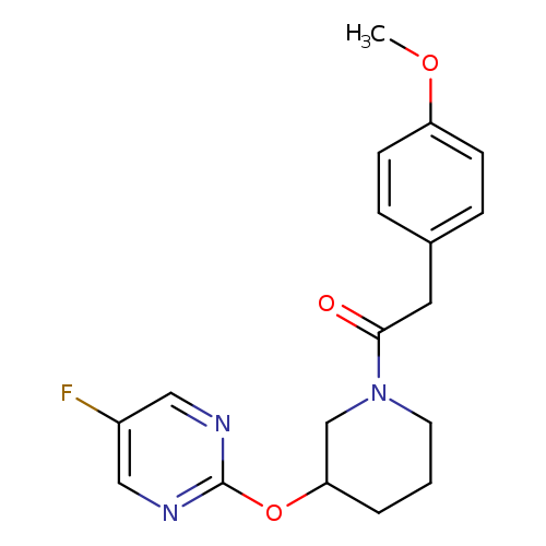 1-{3-[(5-fluoropyrimidin-2-yl)oxy]piperidin-1-yl}-2-(4-methoxyphenyl)ethan-1-one