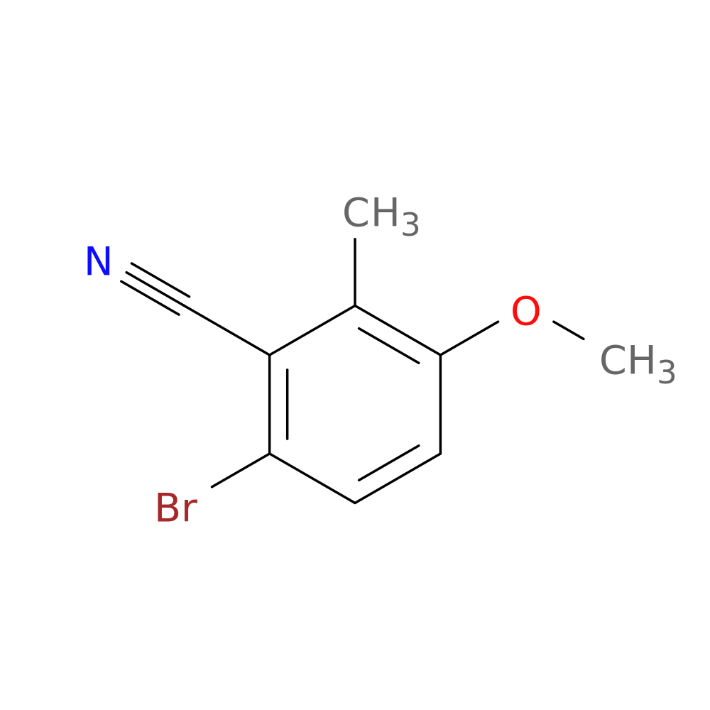 6-Bromo-3-methoxy-2-methylbenzonitrile