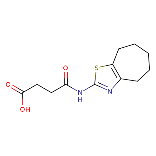 4-Oxo-4-(5,6,7,8-tetrahydro-4h-cyclohepta[d][1,3]thiazol-2-ylamino)butanoic acid