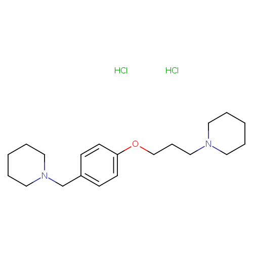 1-(4-(3-(Piperidin-1-yl)propoxy)benzyl)piperidine dihydrochloride