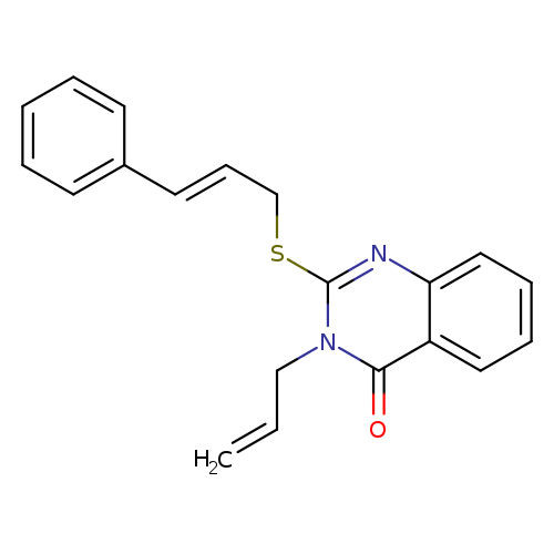 3-allyl-2-(cinnamylsulfanyl)-4(3H)-quinazolinone