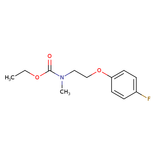 ethyl N-[2-(4-fluorophenoxy)ethyl]-N-methylcarbamate