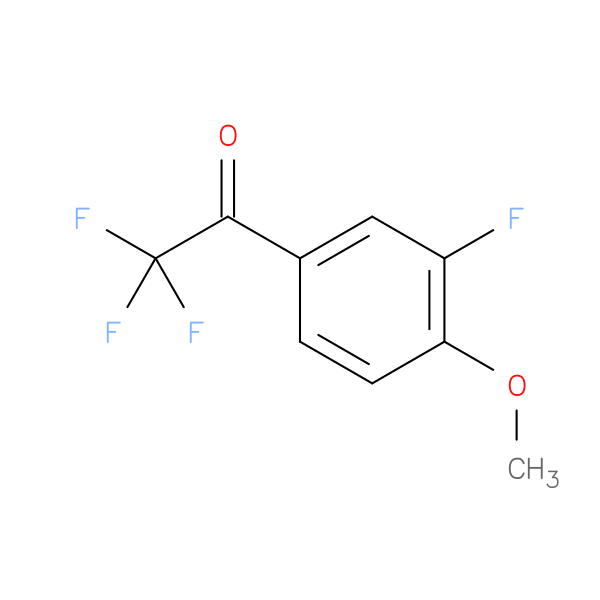 2,2,2-Trifluoro-1-(3-fluoro-4-methoxyphenyl)ethanone