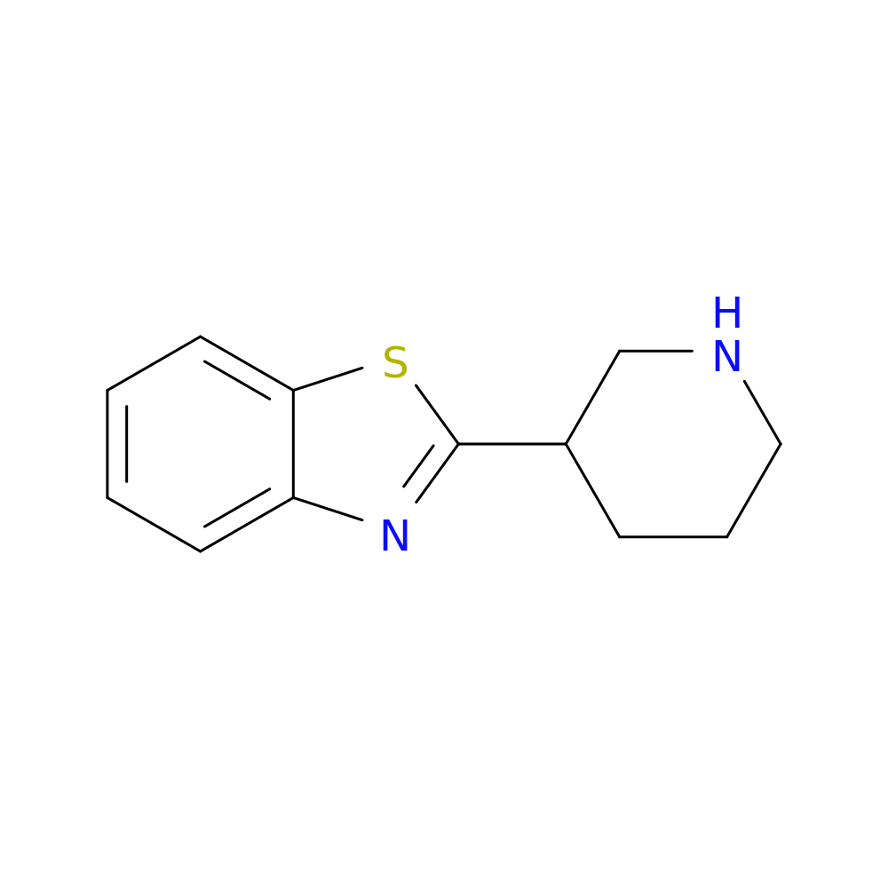2-Piperidin-3-yl-1,3-benzothiazole, HCl