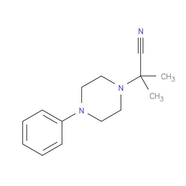 2-methyl-2-(4-phenylpiperazin-1-yl)propanenitrile