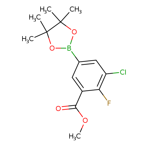 3-Chloro-4-fluoro-5-(methoxycarbonyl)phenylboronic acid, pinacol ester