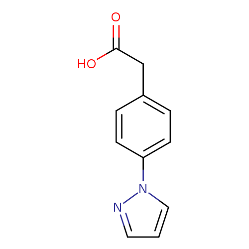 2-(4-(1H-pyrazol-1-yl)phenyl)acetic acid