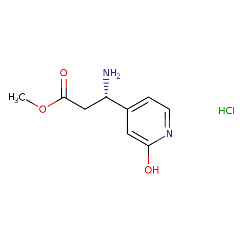 Methyl (3S)-3-amino-3-(2-hydroxypyridin-4-yl)propanoate hydrochloride