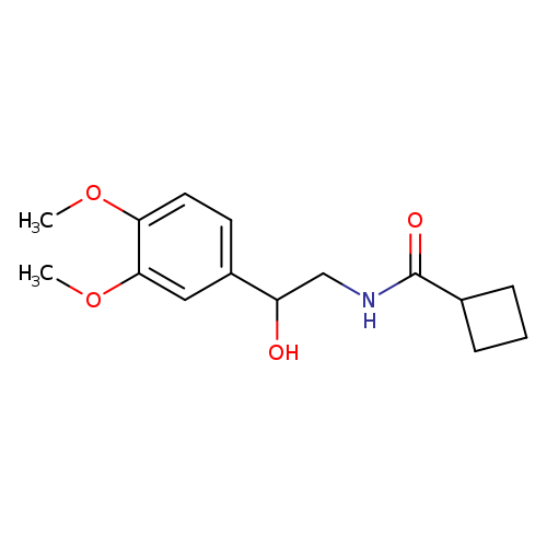 N-[2-(3,4-dimethoxyphenyl)-2-hydroxyethyl]cyclobutanecarboxamide
