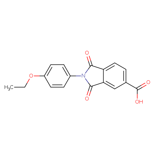 2-(4-Ethoxy-phenyl)-1,3-dioxo-2,3-dihydro-1h-isoindole-5-carboxylic acid