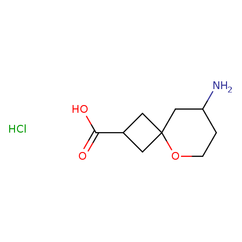 8-amino-5-oxaspiro[3.5]nonane-2-carboxylic acid hydrochloride