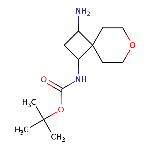 tert-butyl N-{3-amino-7-oxaspiro[3.5]nonan-1-yl}carbamate, Mixture of diastereomers