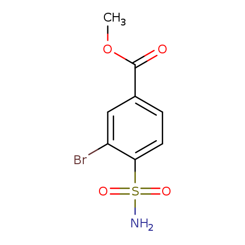 methyl 3-bromo-4-sulfamoylbenzoate
