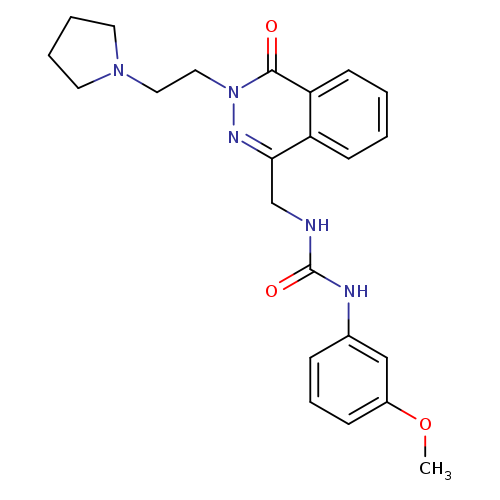 1-(3-methoxyphenyl)-3-({4-oxo-3-[2-(pyrrolidin-1-yl)ethyl]-3,4-dihydrophthalazin-1-yl}methyl)urea