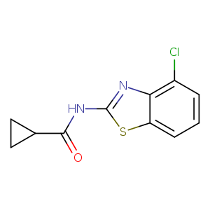 Cyclopropanecarboxamide,N-(4-chloro-2-benzothiazolyl)-