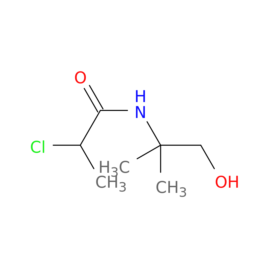 2-chloro-N-(1-hydroxy-2-methylpropan-2-yl)propanamide