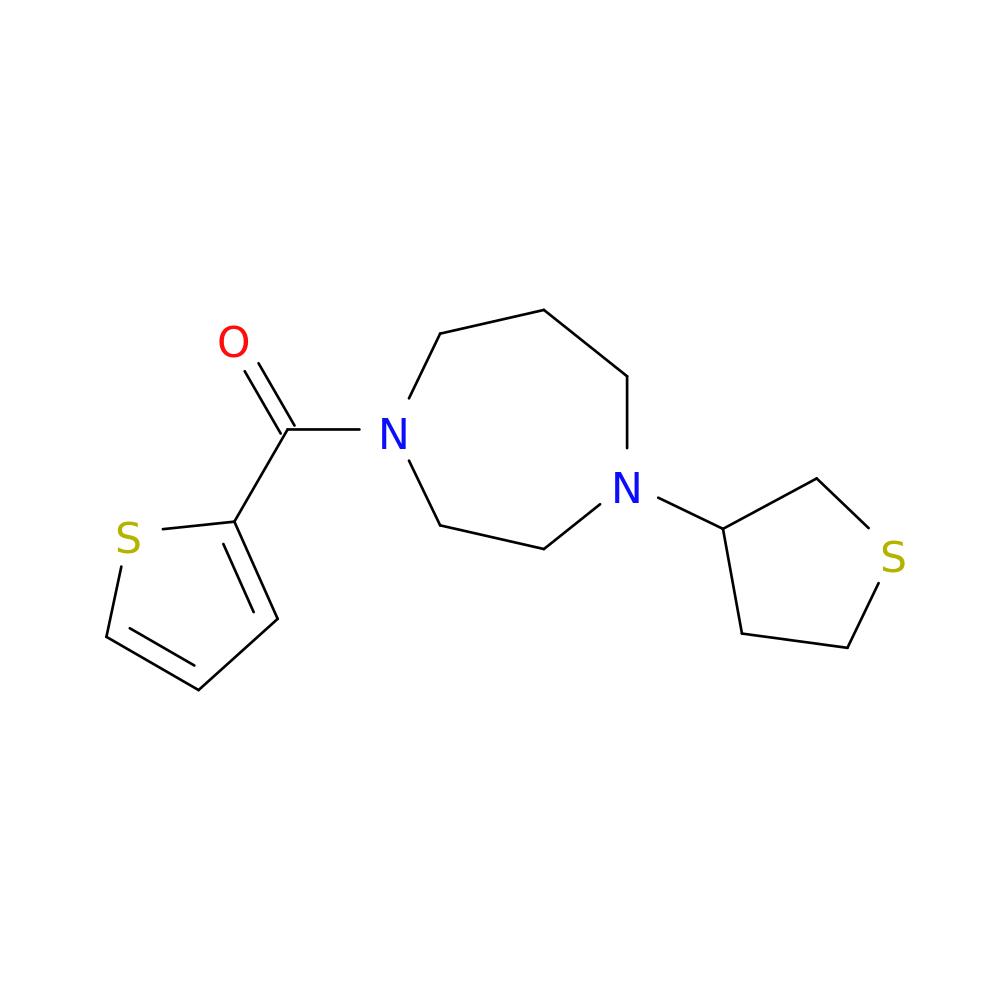1-(thiolan-3-yl)-4-(thiophene-2-carbonyl)-1,4-diazepane