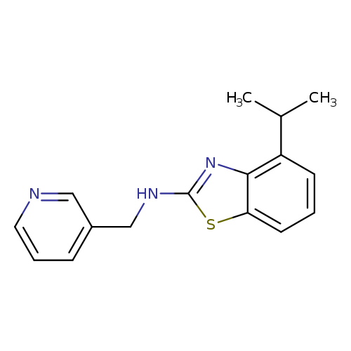 4-Isopropyl-N-(pyridin-3-ylmethyl)-1,3-benzothiazol-2-amine