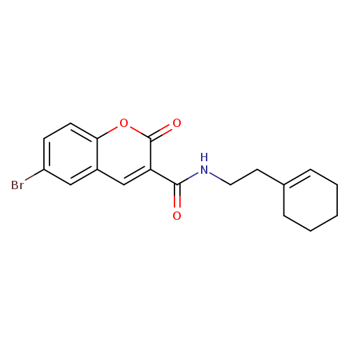 6-bromo-N-[2-(cyclohex-1-en-1-yl)ethyl]-2-oxo-2H-chromene-3-carboxamide